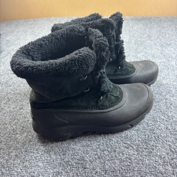 SOREL Women’s Black Snow Angel Black Suede Snow Boots size: 8 - Picture 1 of 8